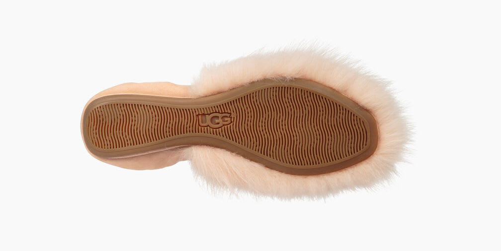 UGG W JEANIE FLUFF FLAT アグ バレエシューズ